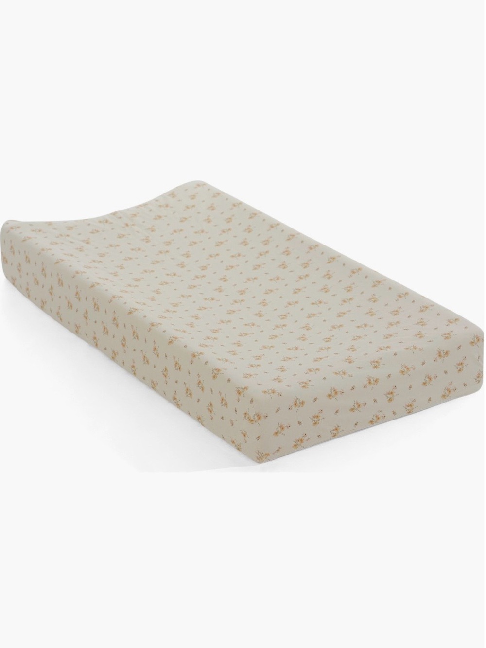 Premium Organic Cotton Jersey Changing Pad Cover - Cream Floral New in box